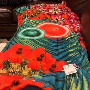 Beautiful and colorful Desigual scarf or  wrap. New with tags.